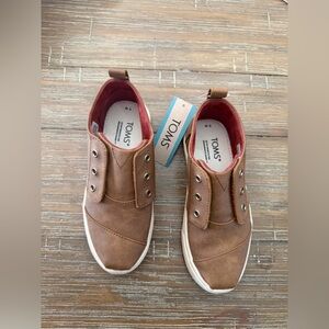 TOMS Tan Kids Sneakers